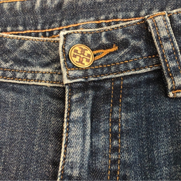 Tory Burch Skinny Blue Jeans Size 27 - Picture 7 of 16